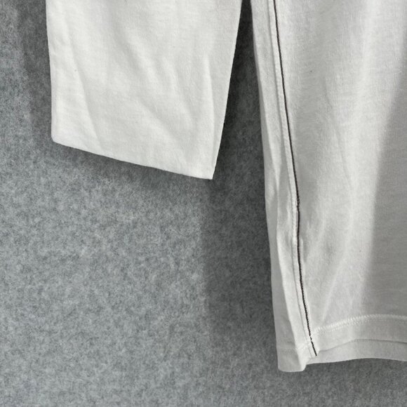 Aether Womens 3Q Slouch Top Shirt Size Medium White Semi Sheer Dolman Sleeve NEW - Picture 4 of 15